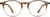 Front view of Skyline Glasses 4422415 in Brown thumbnail
