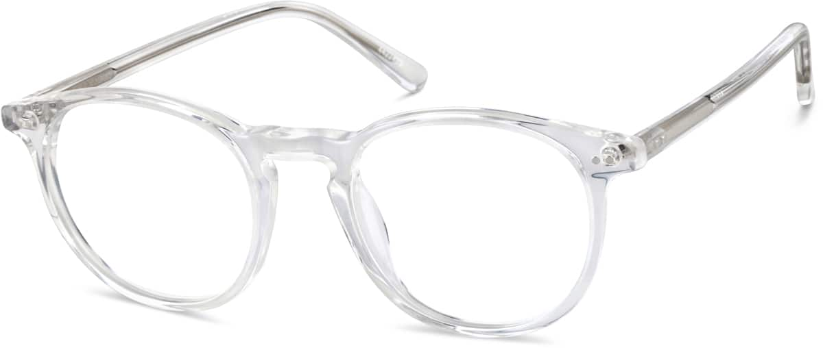 Round clear cheap plastic glasses frames