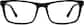 Front view of Rectangle Glasses 4423021 in Black thumbnail