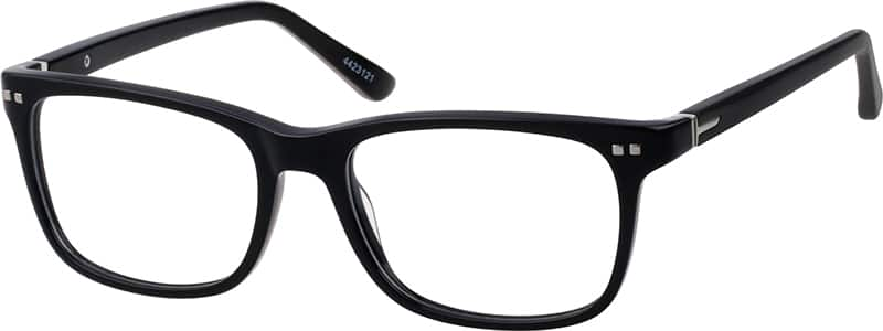 Angle view of Square Glasses 4423121 in Black