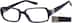 Rectangle Glasses 442316 in Black