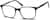 Angle view of Square Glasses 4423521 in Black thumbnail
