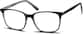 Angle view of Square Glasses 4423521 in Black thumbnail