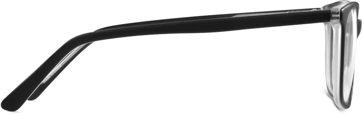 Side view of Square Glasses 4423521 in Black