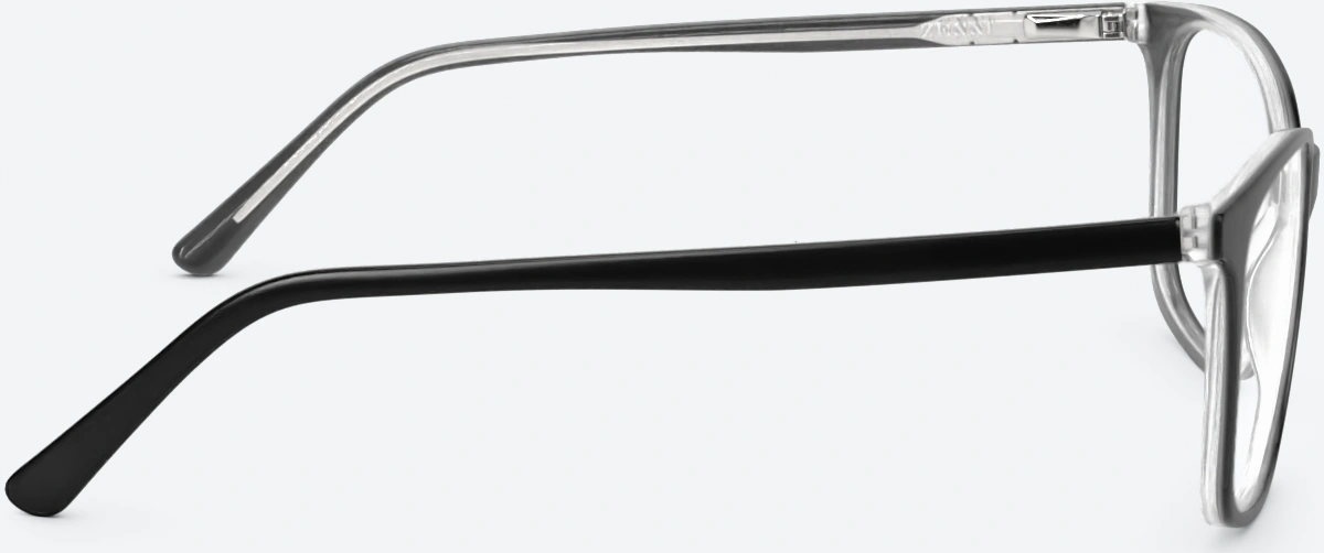 Side view of Square Glasses 4423521 in Black thumbnail