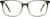 Front view of Square Glasses 4423524 in Green thumbnail