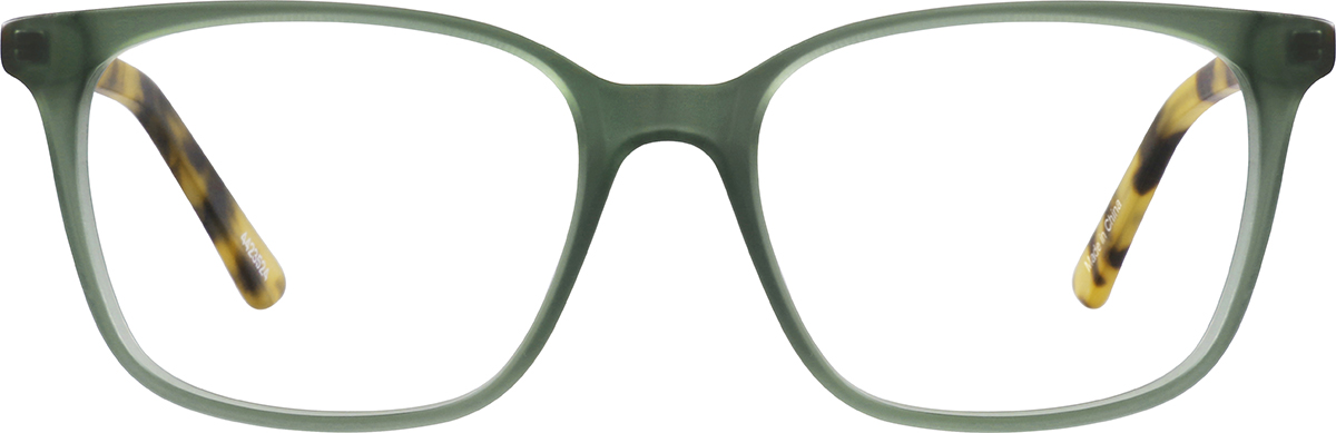 Chanel 3441QH Glasses Green Square Women