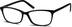 Rectangle Glasses 4423621 in Black