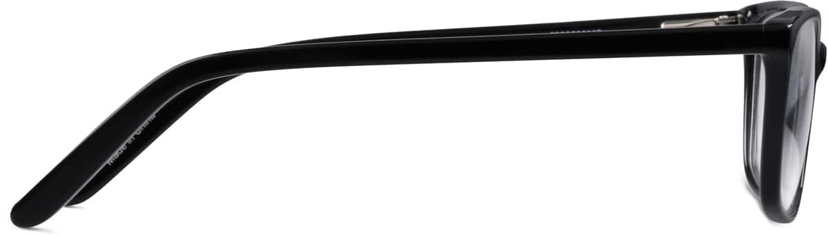 Side view of Rectangle Glasses 4423621 in Black