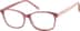 Rectangle Glasses 4423719 in Vintage Pink