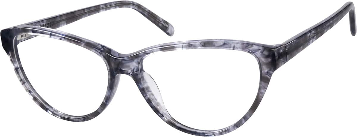 Angle view of Arroyo Oval Glasses 4423912 in Smoky Quartz