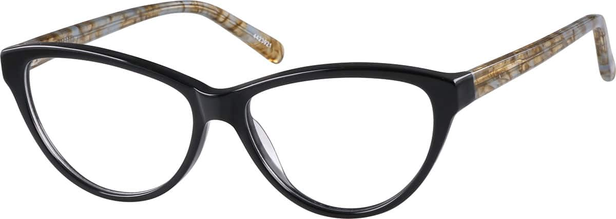 Angle view of Arroyo Oval Glasses 4423921 in Onyx