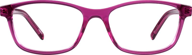 Purple Kids’ Rectangle Glasses