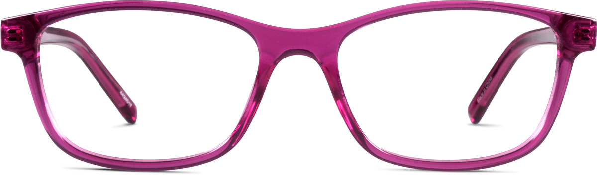 Purple Kids’ Rectangle Glasses