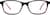 Front view of Kids’ Rectangle Glasses 4424021 in Black thumbnail