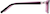Side view of Kids’ Rectangle Glasses 4424021 in Black thumbnail