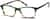 Angle view of Rectangle Glasses 4424124 in Malachite thumbnail