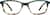 Front view of Rectangle Glasses 4424124 in Malachite thumbnail