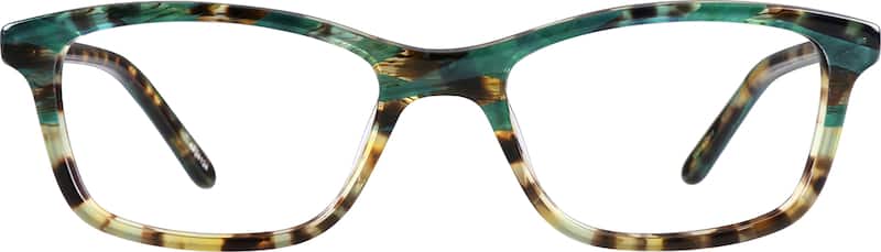 Malachite Rectangle Glasses