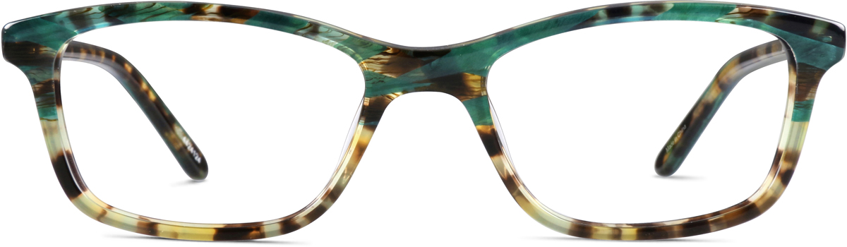 Malachite Rectangle Glasses