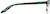 Side view of Rectangle Glasses 4424124 in Malachite thumbnail