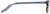 Side view of Rectangle Glasses 4424139 in Pattern/Blue thumbnail