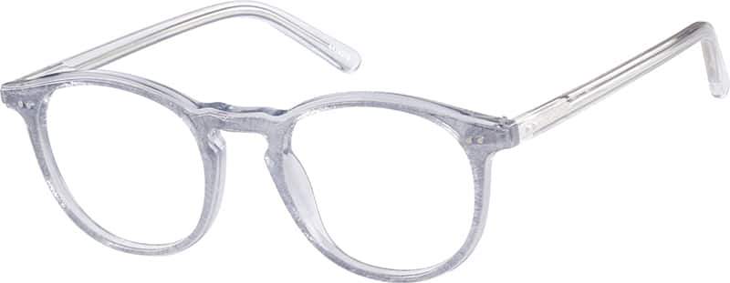 Angle view of Round Glasses 4424212 in Gray