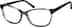 Rectangle Glasses 4424412 in Smoke