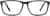 Front view of Rectangle Glasses 4424612 in Gray thumbnail