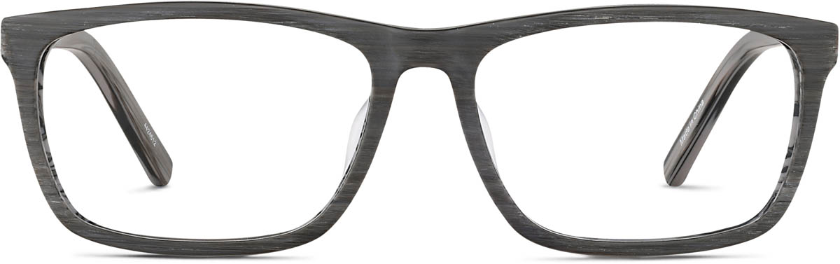 Gray Rectangle Glasses