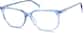 Angle view of Rectangle Glasses 4424716 in Blue thumbnail