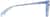 Side view of Rectangle Glasses 4424716 in Blue thumbnail