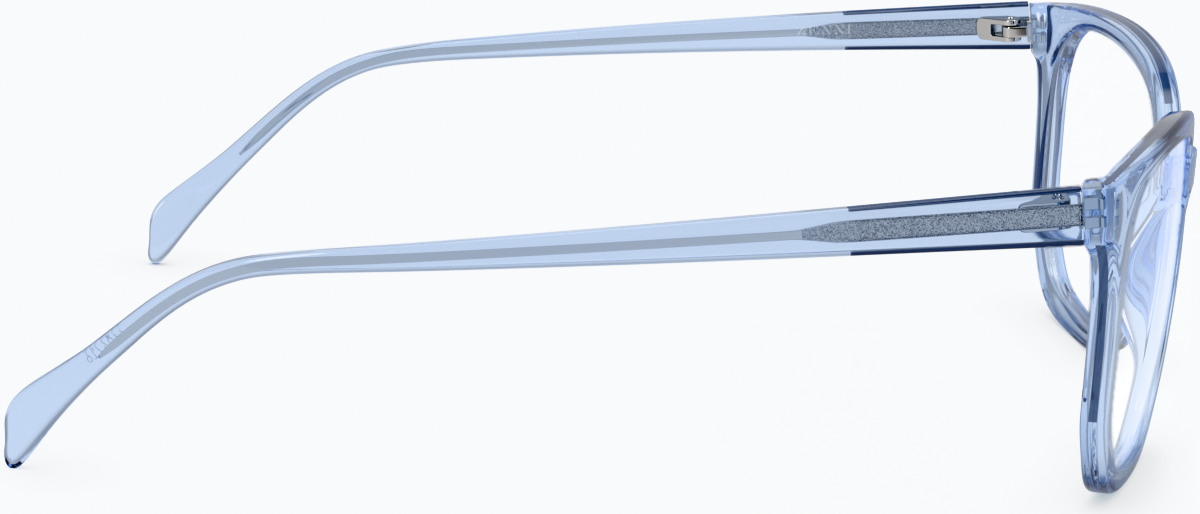 Side view of Rectangle Glasses 4424716 in Blue thumbnail