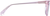 Side view of Rectangle Glasses 4424719 in Pink thumbnail