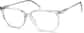 Angle view of Rectangle Glasses 4424723 in Clear thumbnail