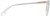 Side view of Rectangle Glasses 4424723 in Clear thumbnail