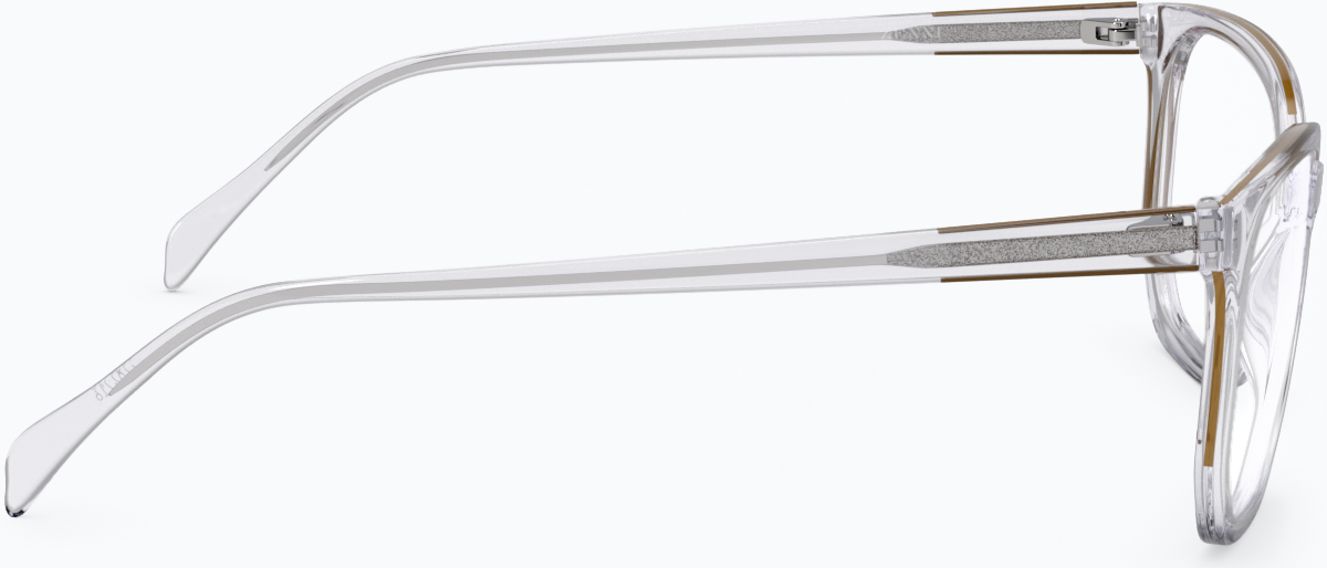 Side view of Rectangle Glasses 4424723 in Clear thumbnail