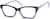 Angle view of Rectangle Glasses 4424826 in Blue thumbnail