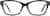 Front view of Rectangle Glasses 4424826 in Blue thumbnail