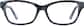 Front view of Rectangle Glasses 4424826 in Blue thumbnail