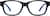 Front view of Kids’ Rectangle Glasses 4424916 in Blue thumbnail