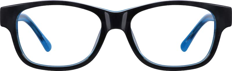 Blue Kids’ Rectangle Glasses