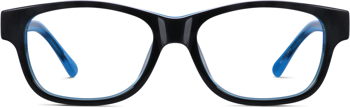 Blue Kids’ Rectangle Glasses