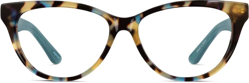 Pattern Oval Glasses