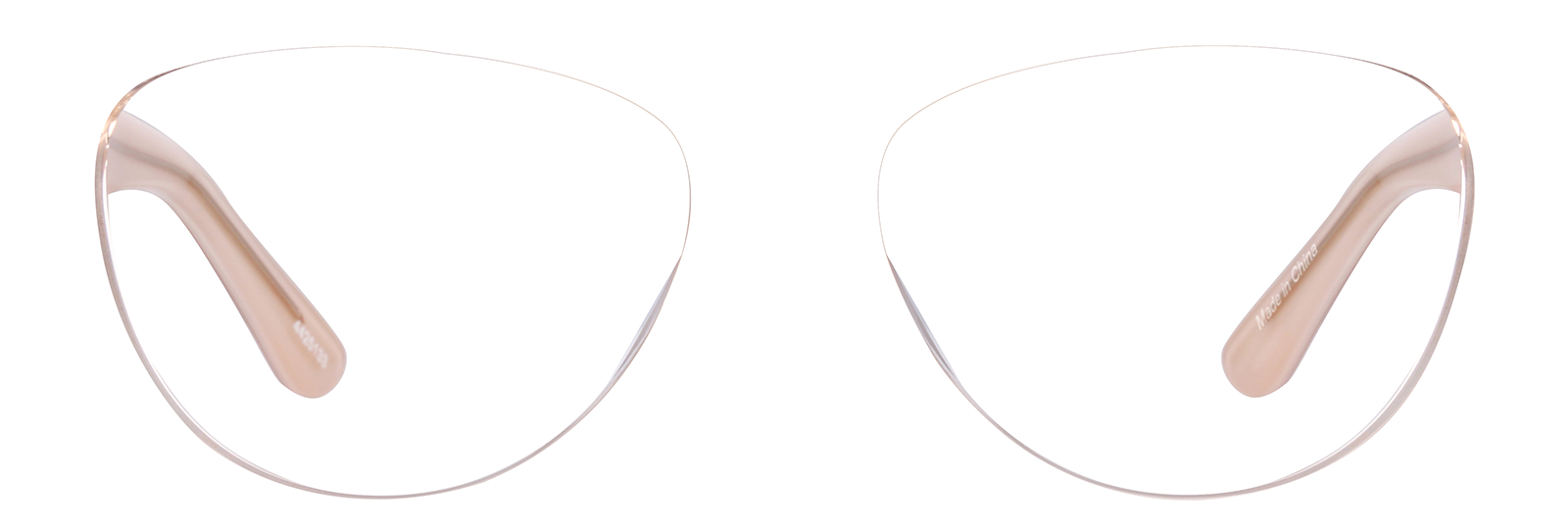 Buff Oval Glasses #4425133 | Zenni Optical
