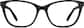 Front view of Square Glasses 4425721 in Black thumbnail