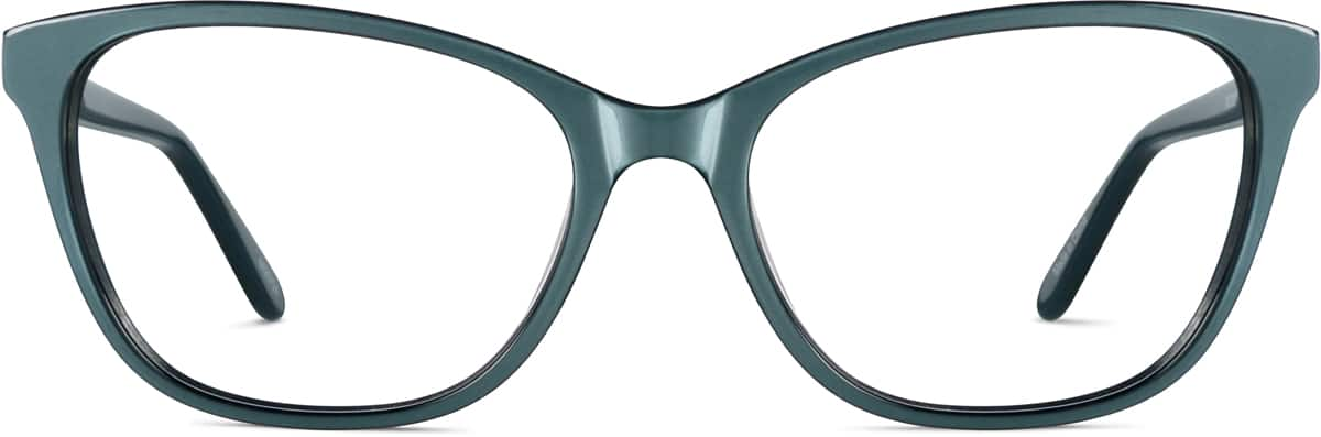 Front view of Square Glasses 4425724 in Green