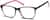 Angle view of Square Glasses 4426112 in Charcoal thumbnail