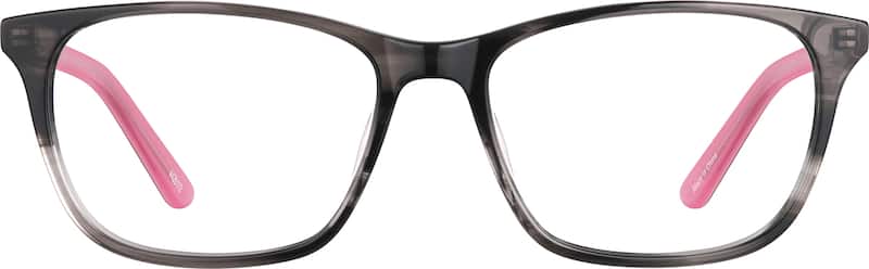 Charcoal Square Glasses