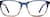 Front view of Square Glasses 4426116 in Blue Pattern thumbnail